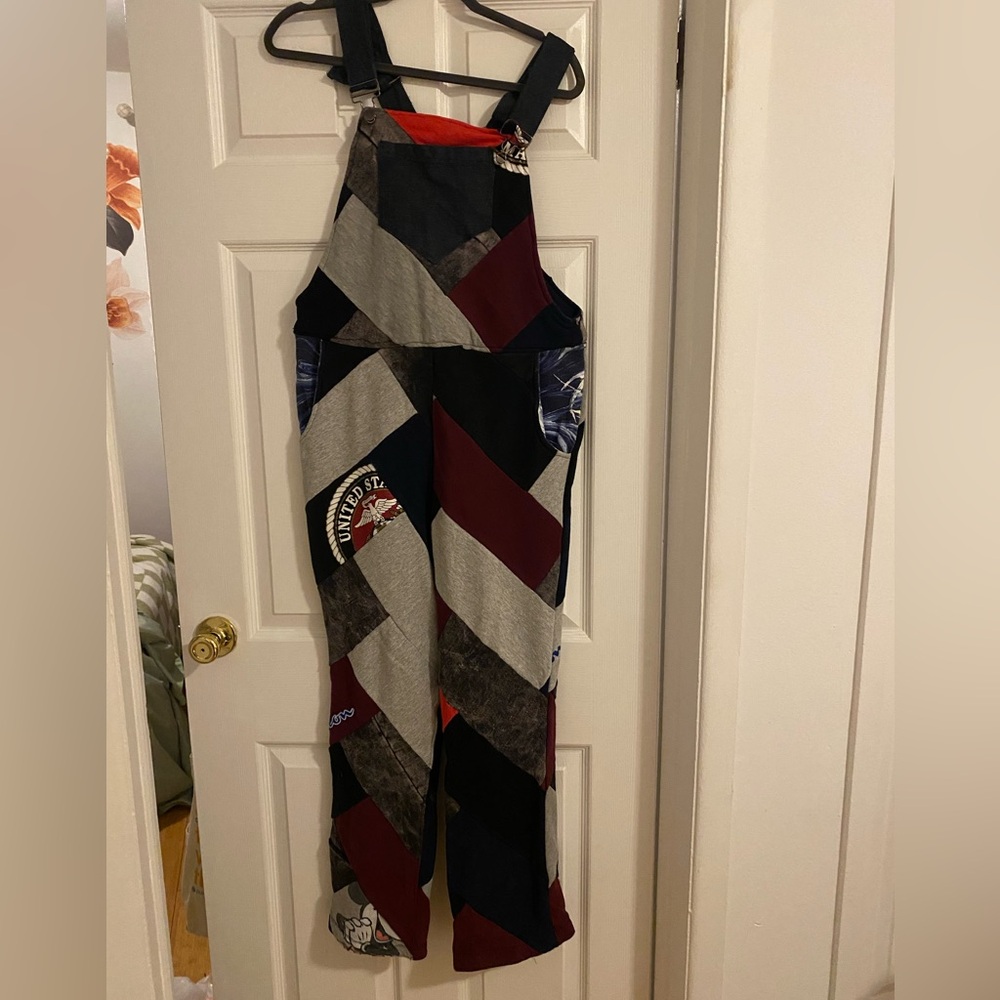 Handmade Patchwork Overalls